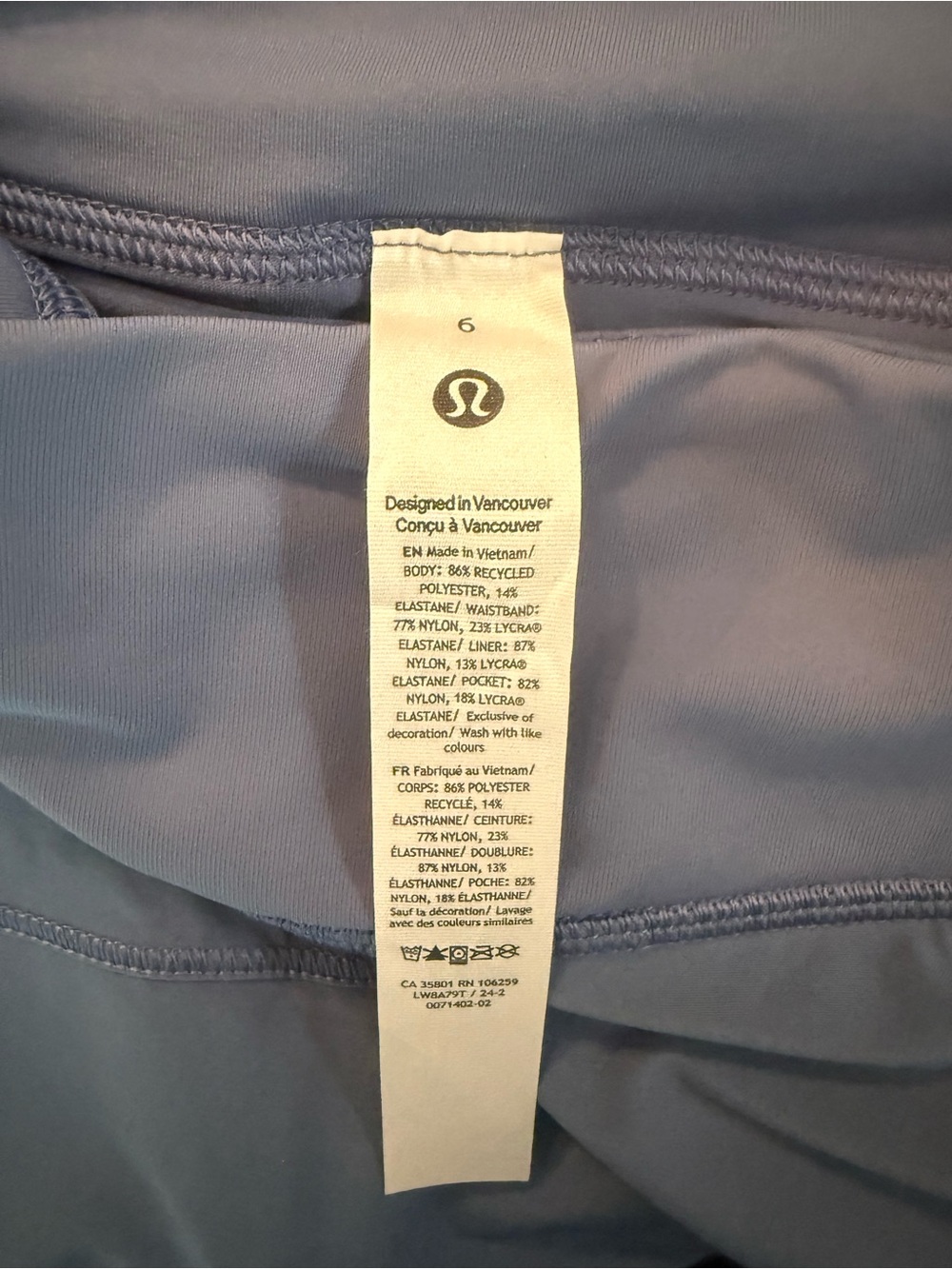 NWT Lululemon Pace Rival MR Skirt Long Size 6 🦋🦋🦋 - Picture 9 of 9